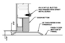 STC SCIF Door Diagram